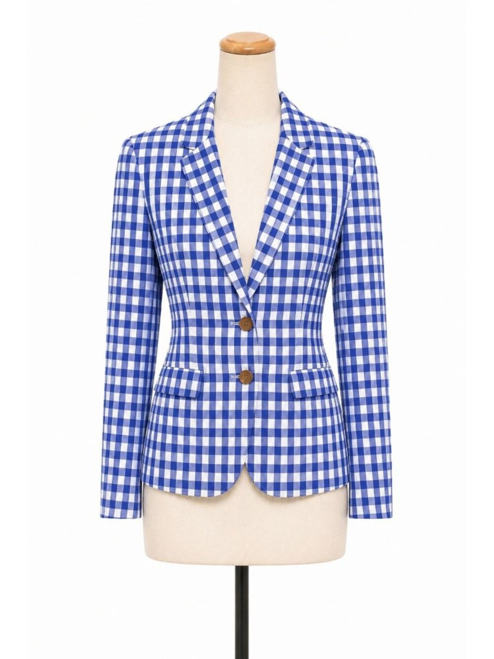 J.Crew Gingham Blazer Size 2